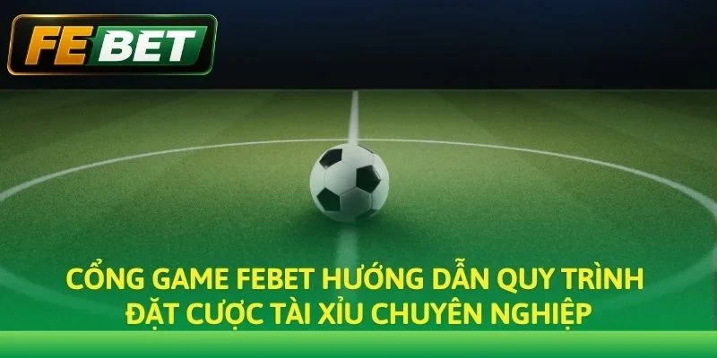 Cổng game Febet hướng dẫn quy trình đặt cược Tài Xỉu chuyên nghiệp