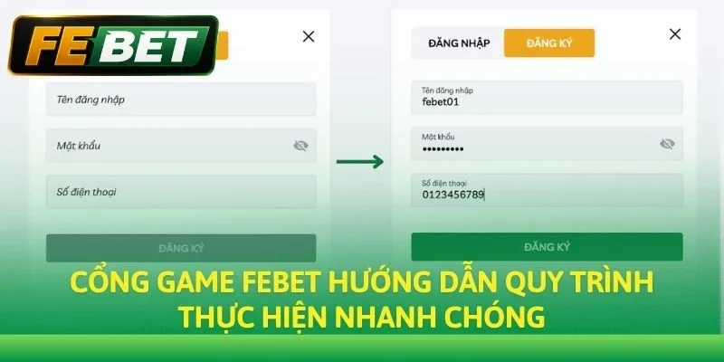 Cổng game Febet hướng dẫn quy trình thực hiện nhanh chóng