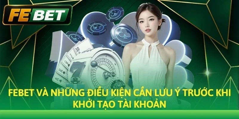 Febet và những điều kiện cần lưu ý trước khi khởi tạo tài khoản